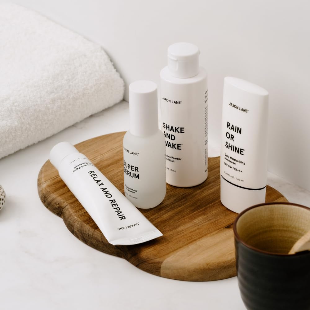 Best Essential Skincare Set for Daily Routine - Cleanser, Toner, Moisturizer & Serum | Perfect for Morning & Night Face Care Routine