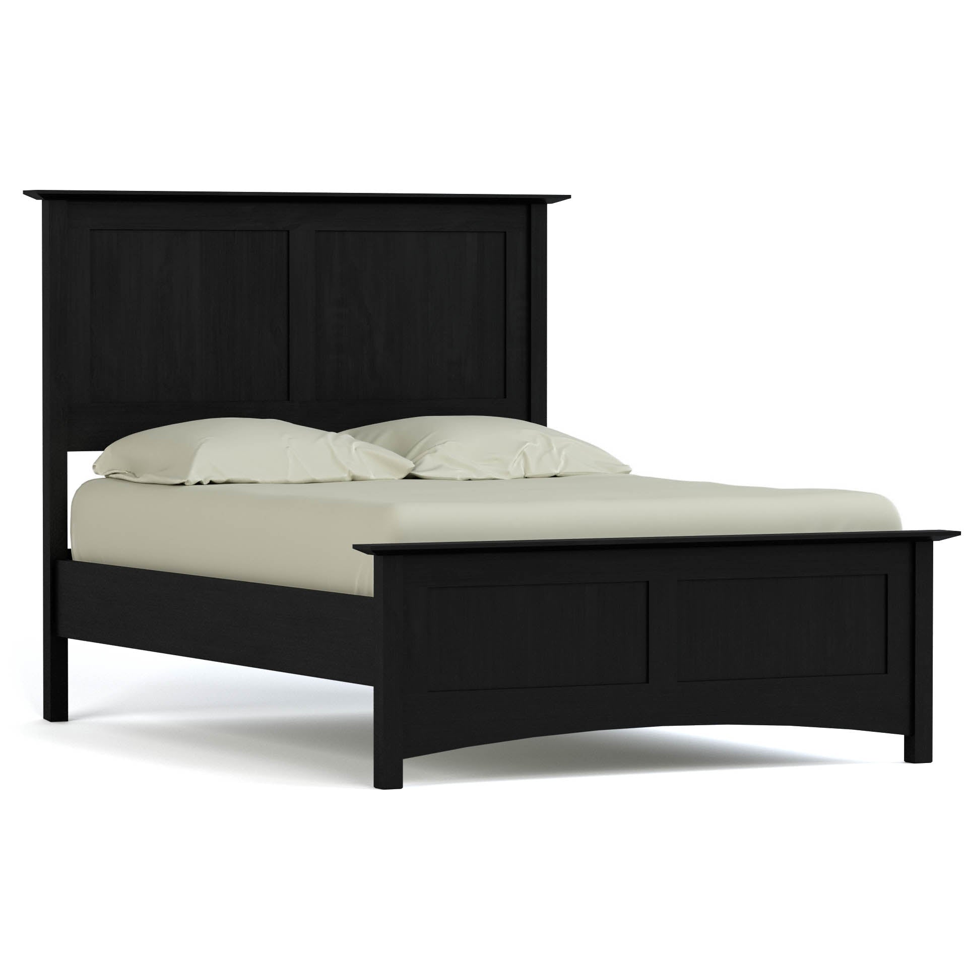 Gable Road Bed Frame - Sturdy Metal Platform Bed with Wooden Headboard - Perfect for Modern Bedrooms & Guest Rooms