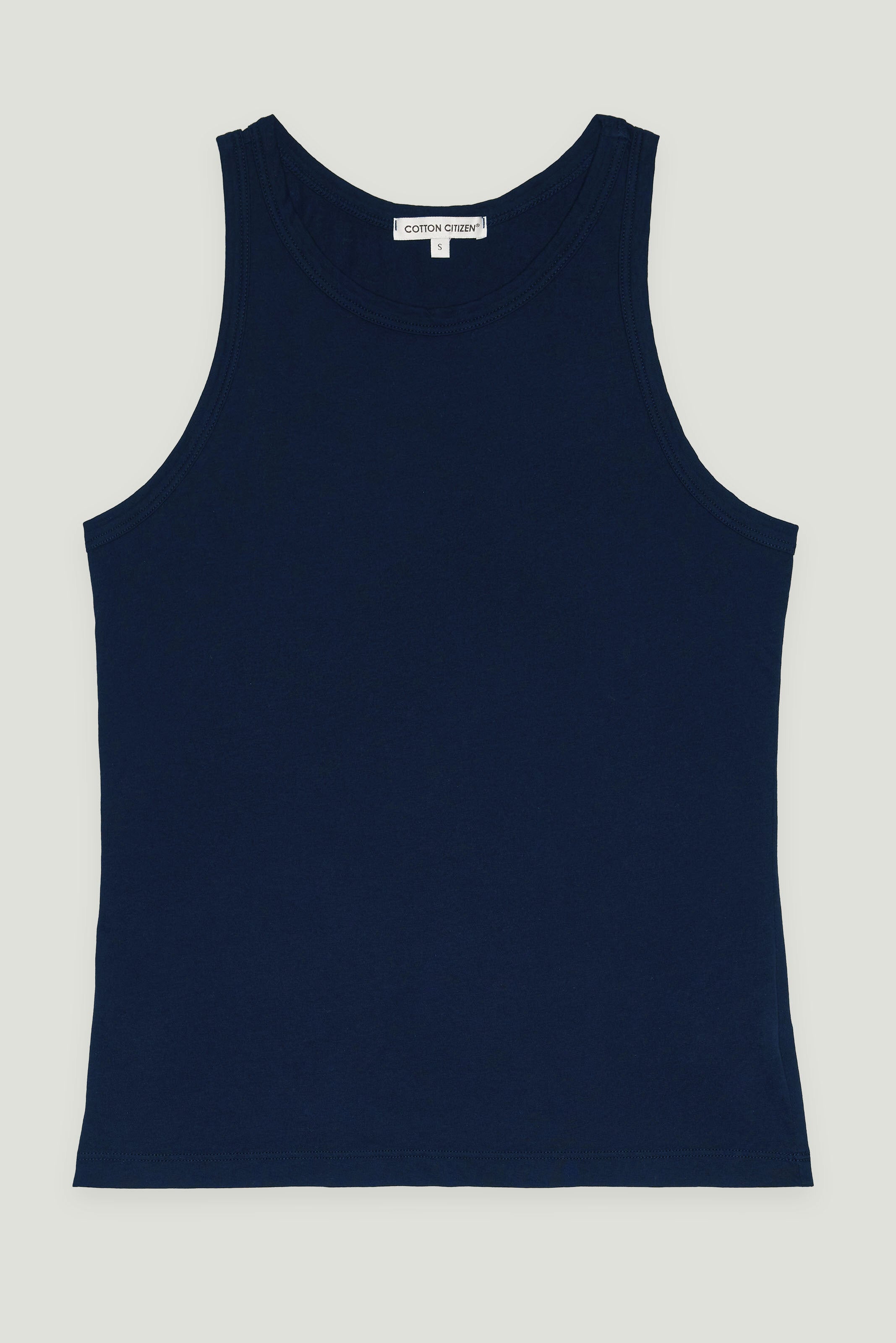 Premium Standard Tank Top in Super Navy Blue - Soft & Comfortable Cotton Tee for Men & Women - Perfect for Casual Wear, Gym, and Layering