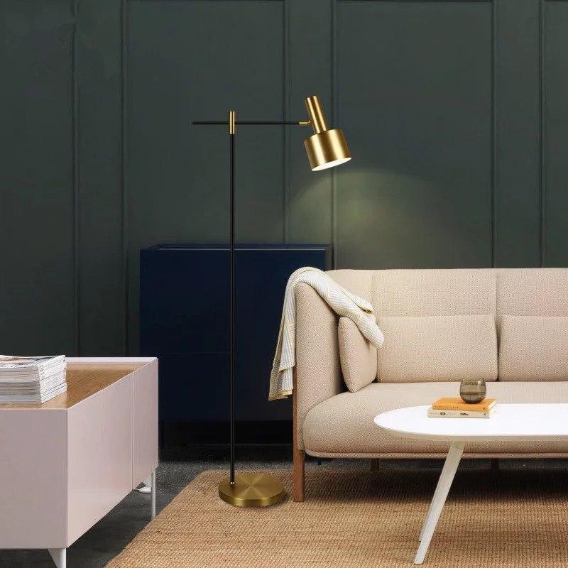 Modern Lento Floor Lamp - Adjustable LED Standing Light for Living Room, Bedroom & Office - Warm White & Cool White Dimmable Lighting - Perfect for Reading, Working & Relaxing