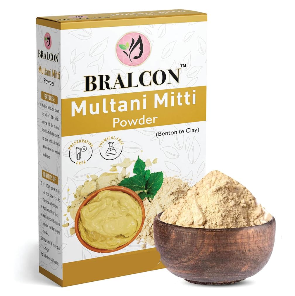BRALCON Organic Hair Care Powder Combo - 600g (6 x 100g) | Amla, Reetha, Shikakai, Bhringraj, Neem Leaf & Multani Mitti Powder | Promotes Hair Growth & Healthy Scalp | Natural Solution for Dandruff, Hair Fall & Shine | Perfect for DIY Hair Masks & Ayurvedic Treatments