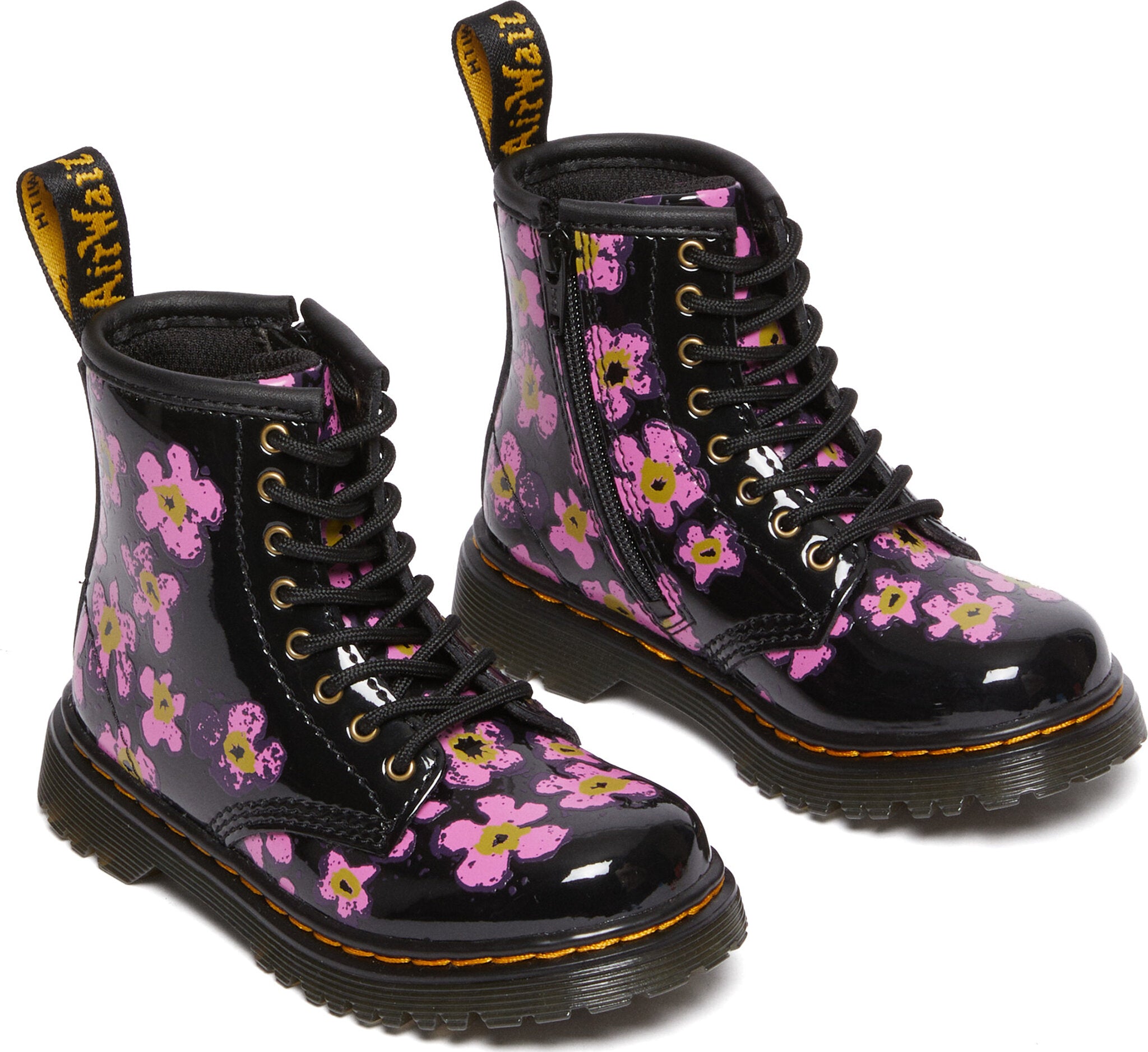 Dr. Martens 1460 Leather Ankle Boots for Youth - Classic 8-Eye Lace-Up Boots for Teens | Perfect for School, Streetwear & Punk Fashion