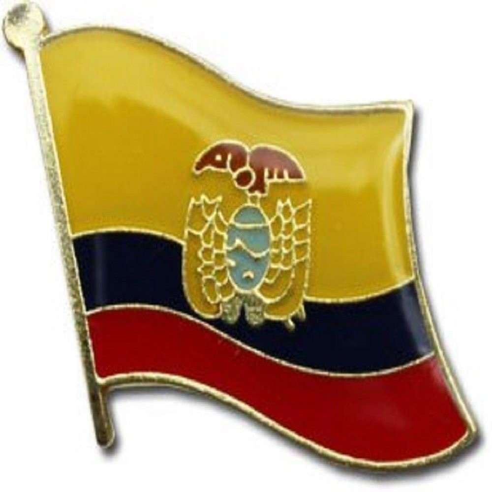 5STARS N&R NRAccessories Wholesale Pack of 50 Ecuador Flag Bike Hat Cap Lapel Pins - Perfect for Cycling, Patriotic Events, and Collectors