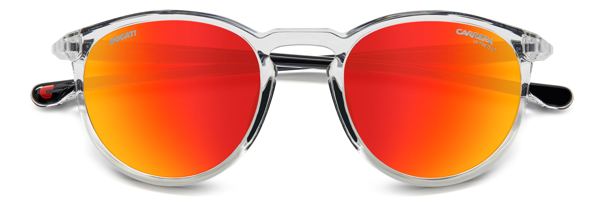 Ducati Carrera CARDUC 035/S Sunglasses - Polarized Motorcycle Riding Glasses for Men & Women - UV Protection for Cycling, Driving, Outdoor Sports & Adventure Activities