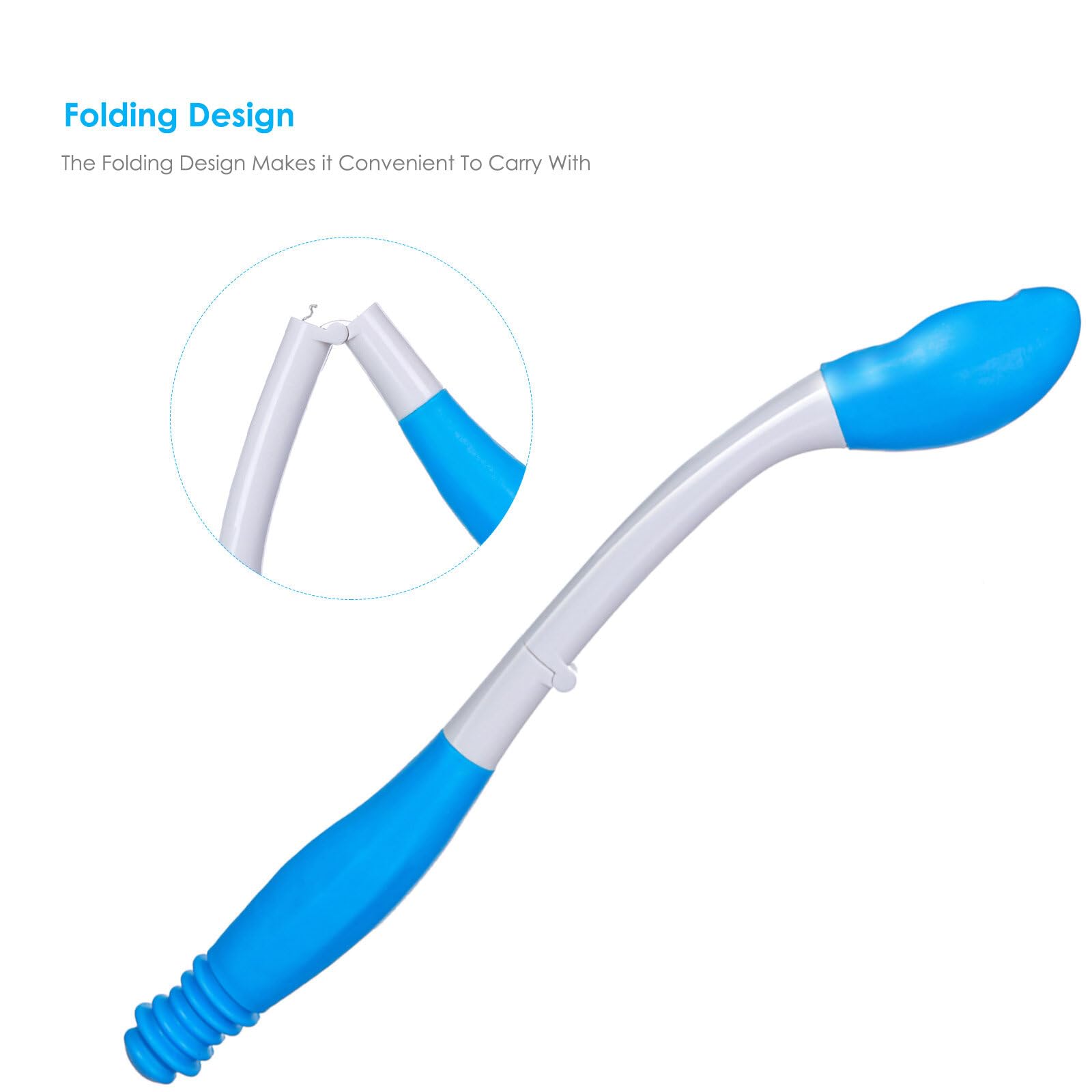 Self Assist Toilet Aid for Wiping - Foldable Comfort Wipe Tool - Ideal Bathroom Aid for Limited Mobility & Elderly Care - Perfect for Post-Surgery Recovery & Daily Living Assistance