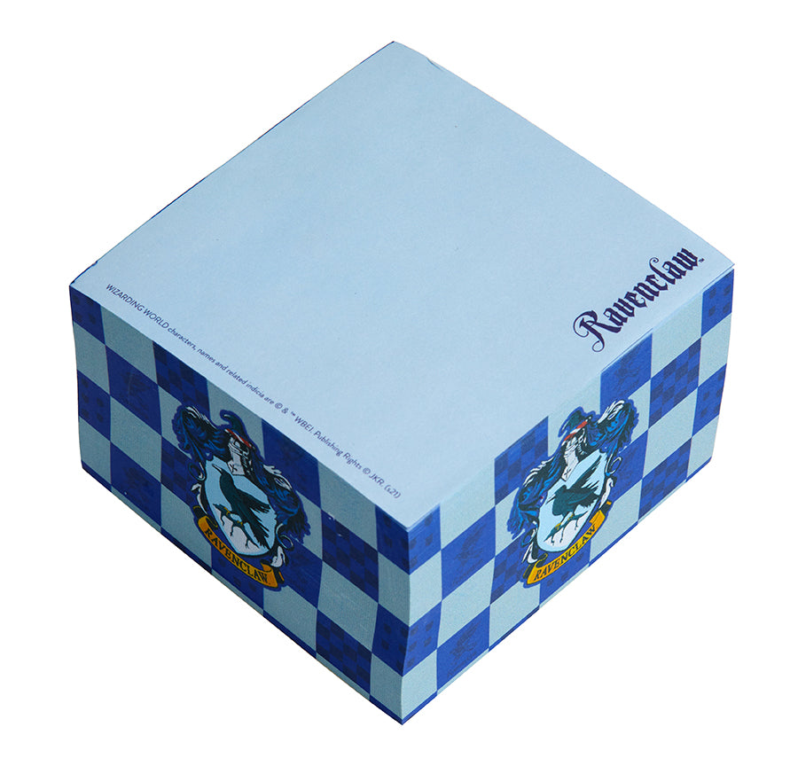 Harry Potter Ravenclaw Memo Cube - Official Wizarding World Stationery for Notes & Reminders - Perfect for Office, School & Harry Potter Fans