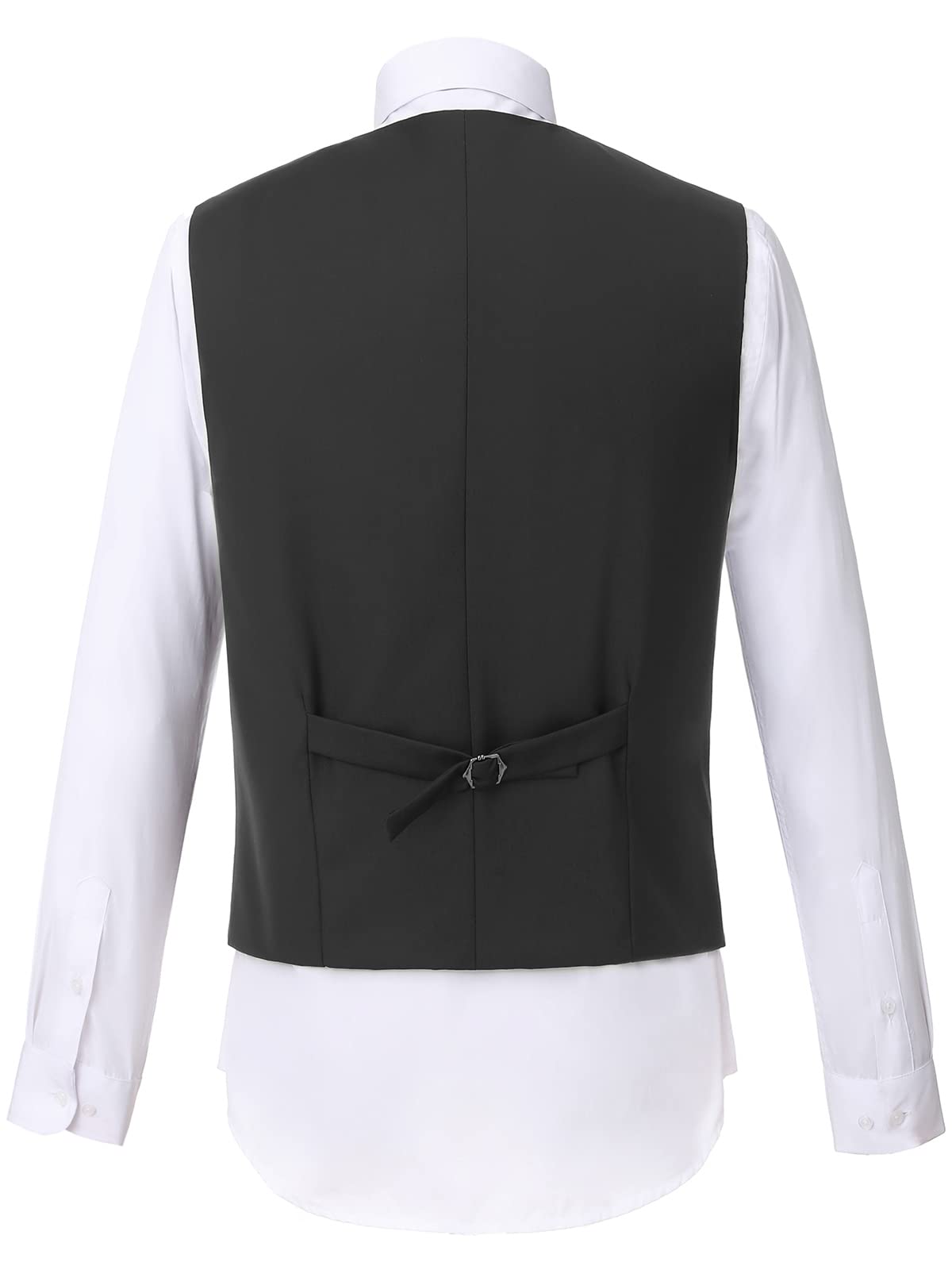 GATMSTZ Men's Slim Fit 3-Piece Business Suit Set - Blue One Button Blazer, Vest & Pants for Formal Occasions | Perfect for Weddings, Office Meetings & Special Events