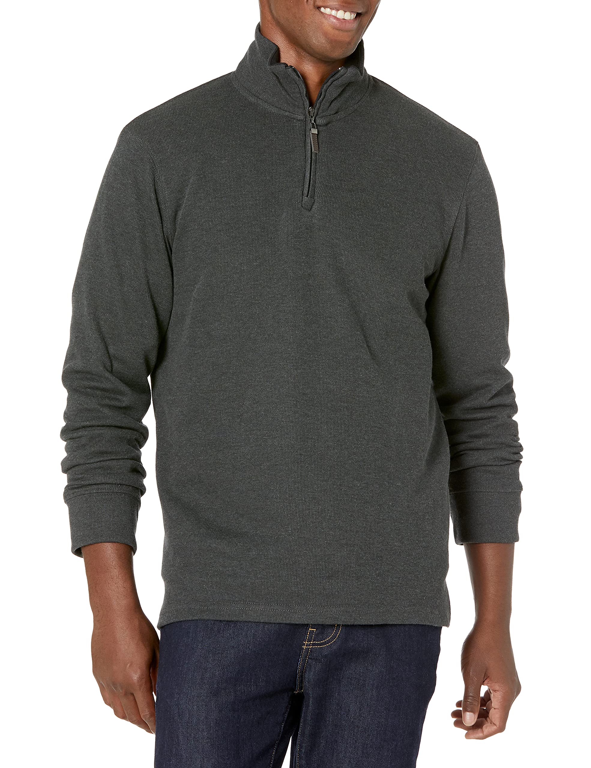 Amazon Essentials Men's French Terry Zip-Up Hoodie - Lightweight, Comfortable & Stylish for Casual Wear, Gym, and Outdoor Activities