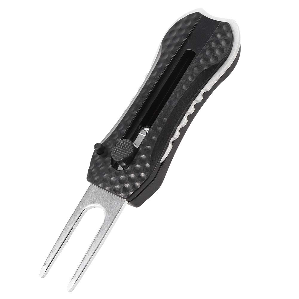 Premium Stainless Steel Golf Divot Tool with Ball Marker - Durable Golf Accessory for Repairing Greens, Portable Golf Gift for Men & Women - Perfect for Course Play & Practice