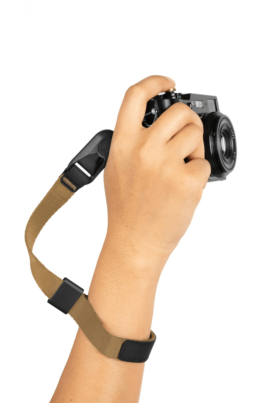 Peak Design Cuff Camera Wrist Strap (Coyote) - Secure & Comfortable Hand Grip for DSLR/Mirrorless Cameras - Perfect for Travel, Hiking & Outdoor Photography