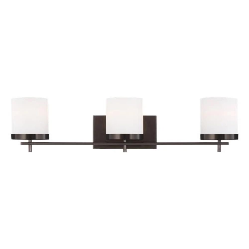 Huntington 3-Light Bathroom Vanity Light Fixture - Modern LED Vanity Lighting for Bathroom, Dressing Room & Makeup Area
