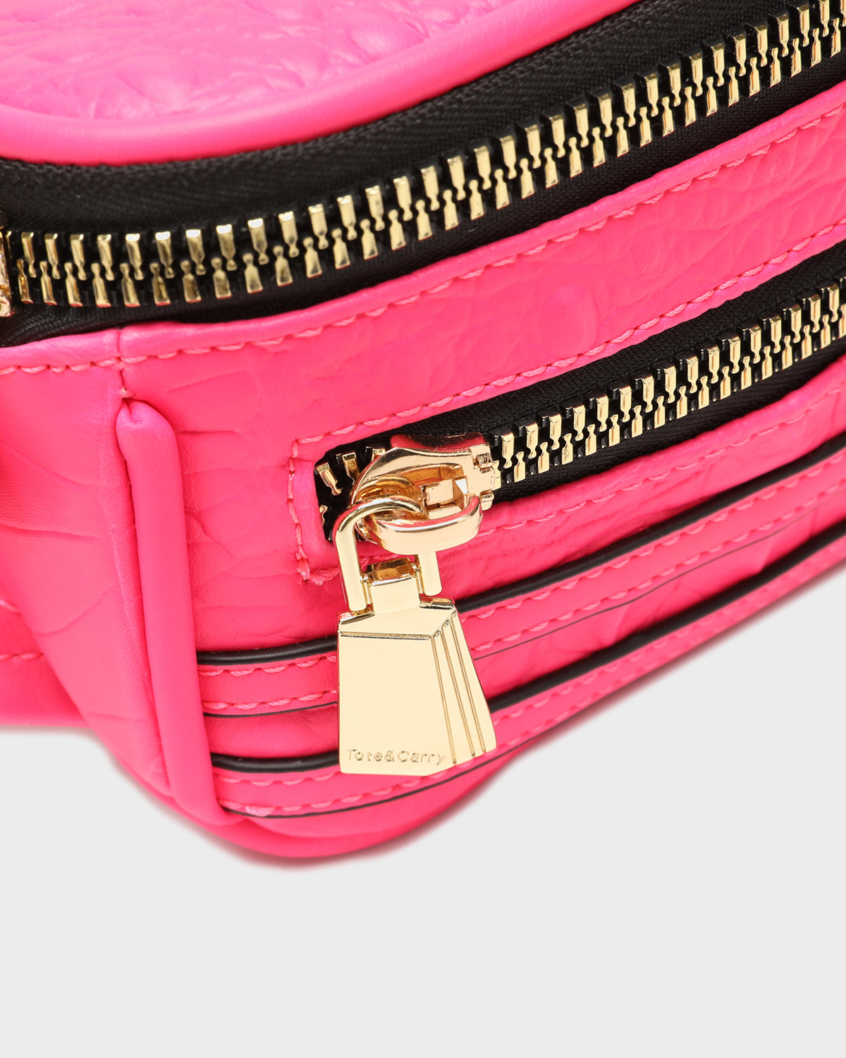 Apollo 2 Mini Fanny Pack Waist Bag in Neon Pink - Stylish Hands-Free Crossbody Bum Bag for Running, Travel, Hiking & Everyday Use