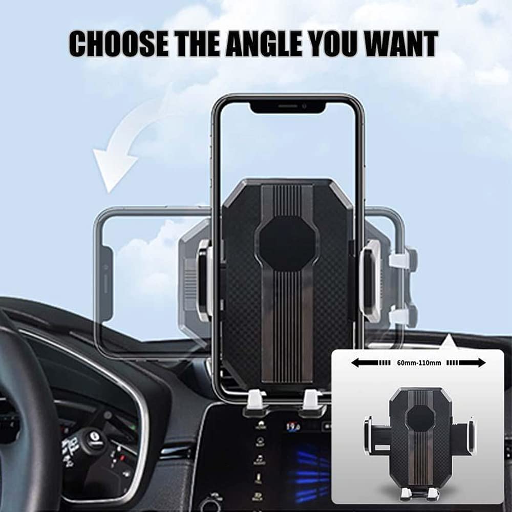 Universal Car Phone Mount - Super Suction Dashboard & Windshield Holder for Smartphones - Perfect for Driving & Truck Use
