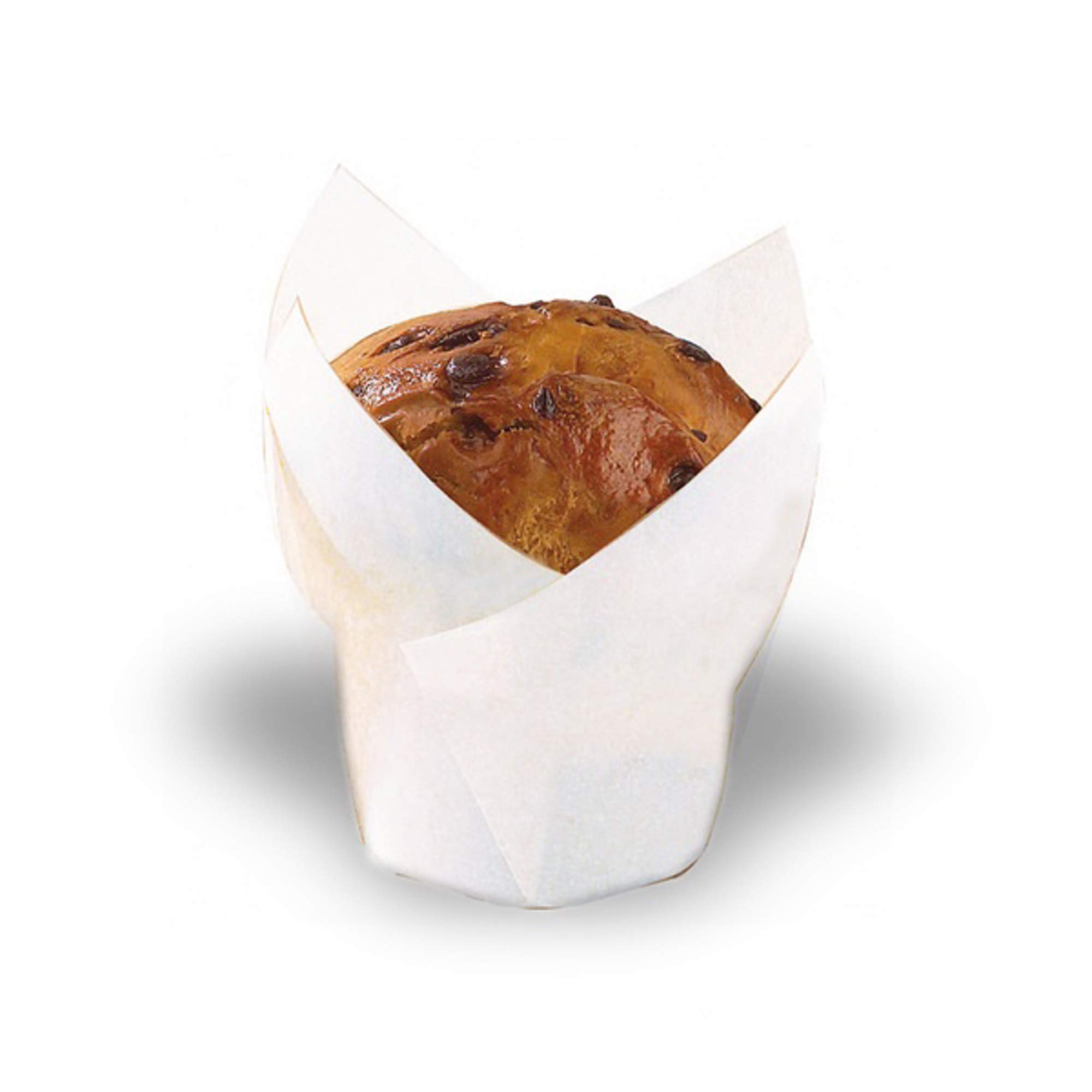 PackNwood 1000-Pack Golden Brown Tulip Silicone Baking Cups - 8oz Disposable Eco-Friendly Cupcake Liners (6.9