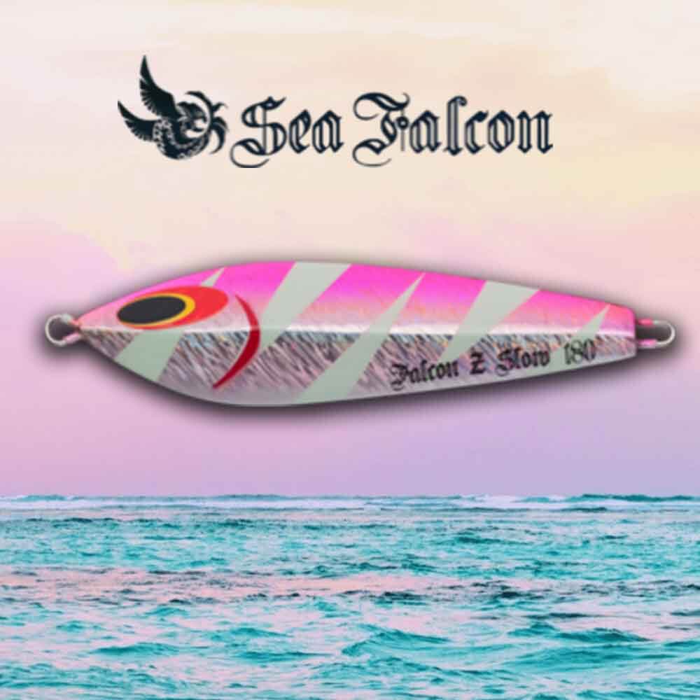 Sea Falcon 120G Slow Pitch Jig - Premium Saltwater Fishing Lure for Tuna, Grouper & Snapper - Ideal for Deep Sea Fishing & Offshore Angling