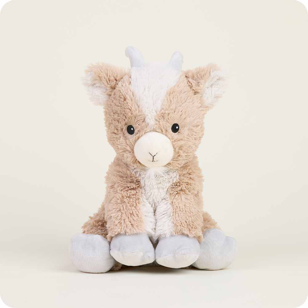 Goat Warmies - Soft Plush Stuffed Animal with Microwavable Heat Pack for Kids & Adults | Perfect for Stress Relief, Anxiety Comfort & Cold Weather Warmth