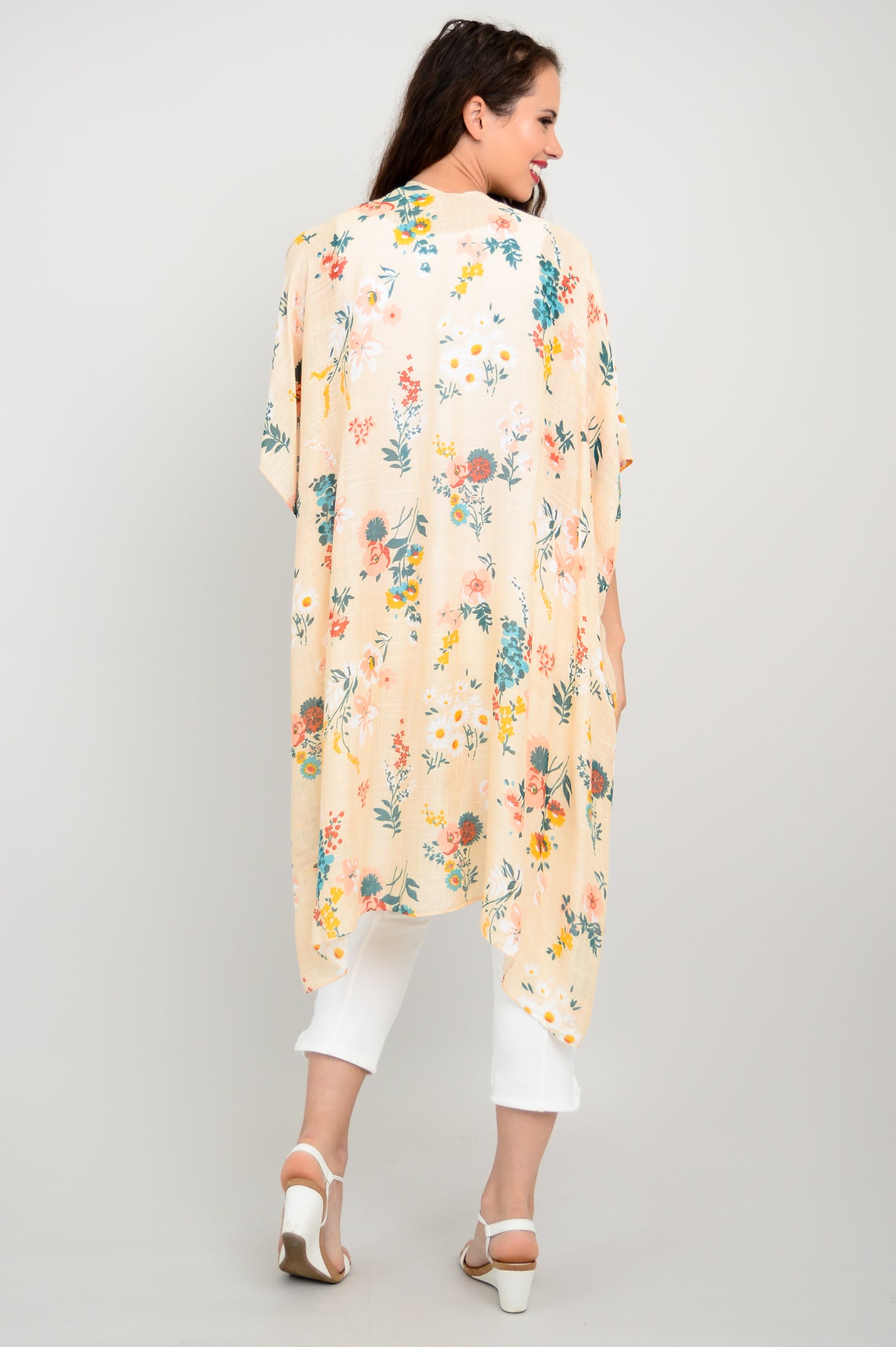 Darcy Floral Print Maxi Dress for Women - Spring Picnic Sundress, One Size, Boho Chic Summer Dress for Beach Vacation, Garden Party & Outdoor Activities