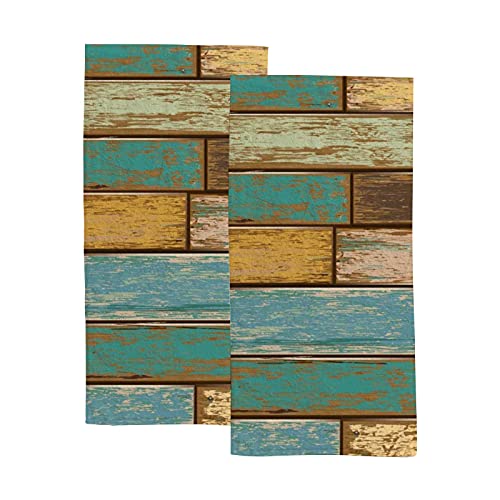 Retro Wood Blue