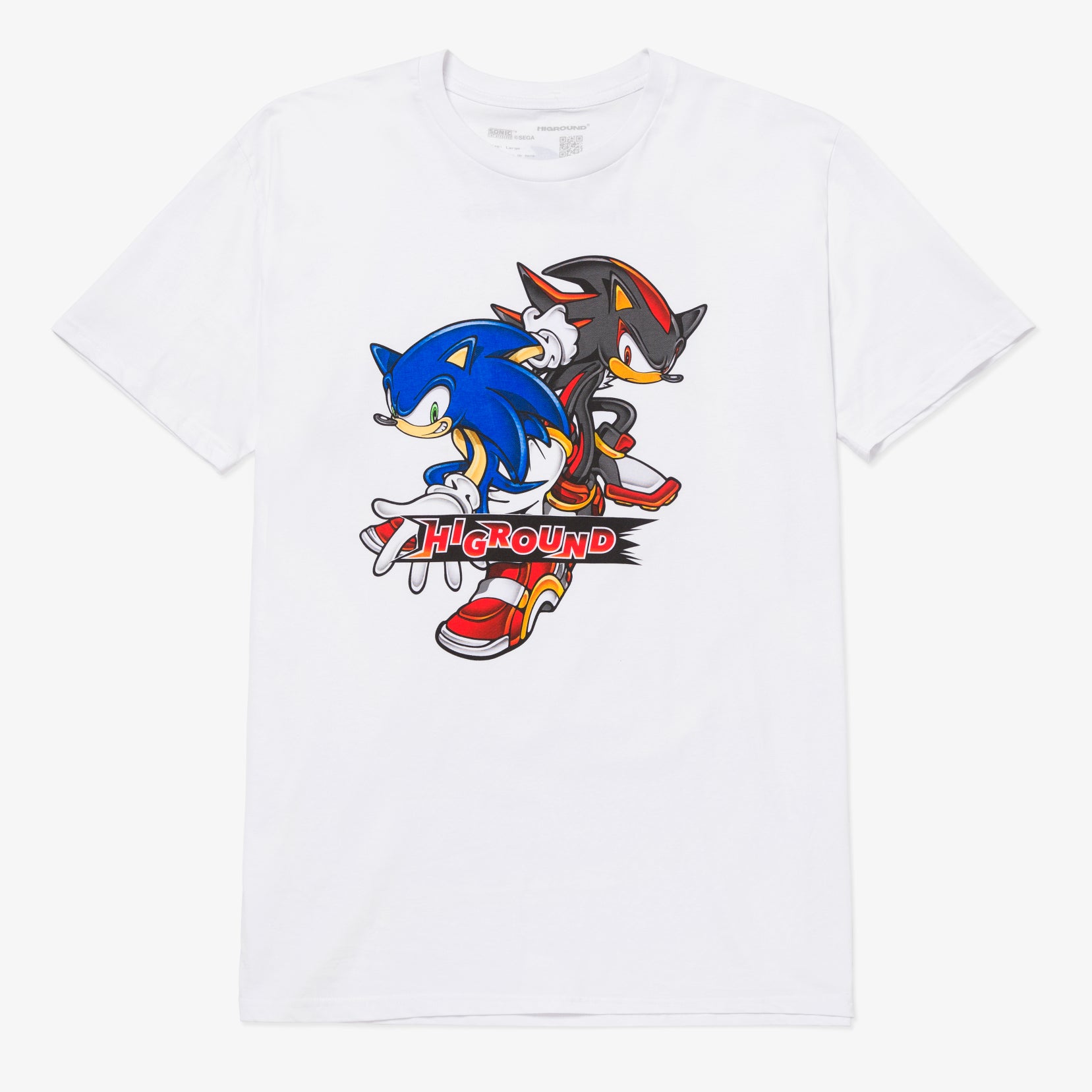 Sonic x Higround Adventure T-Shirt - Official Collaboration Graphic Tee for Gamers & Fans - Perfect for Casual Wear, Gaming Events & Cosplay