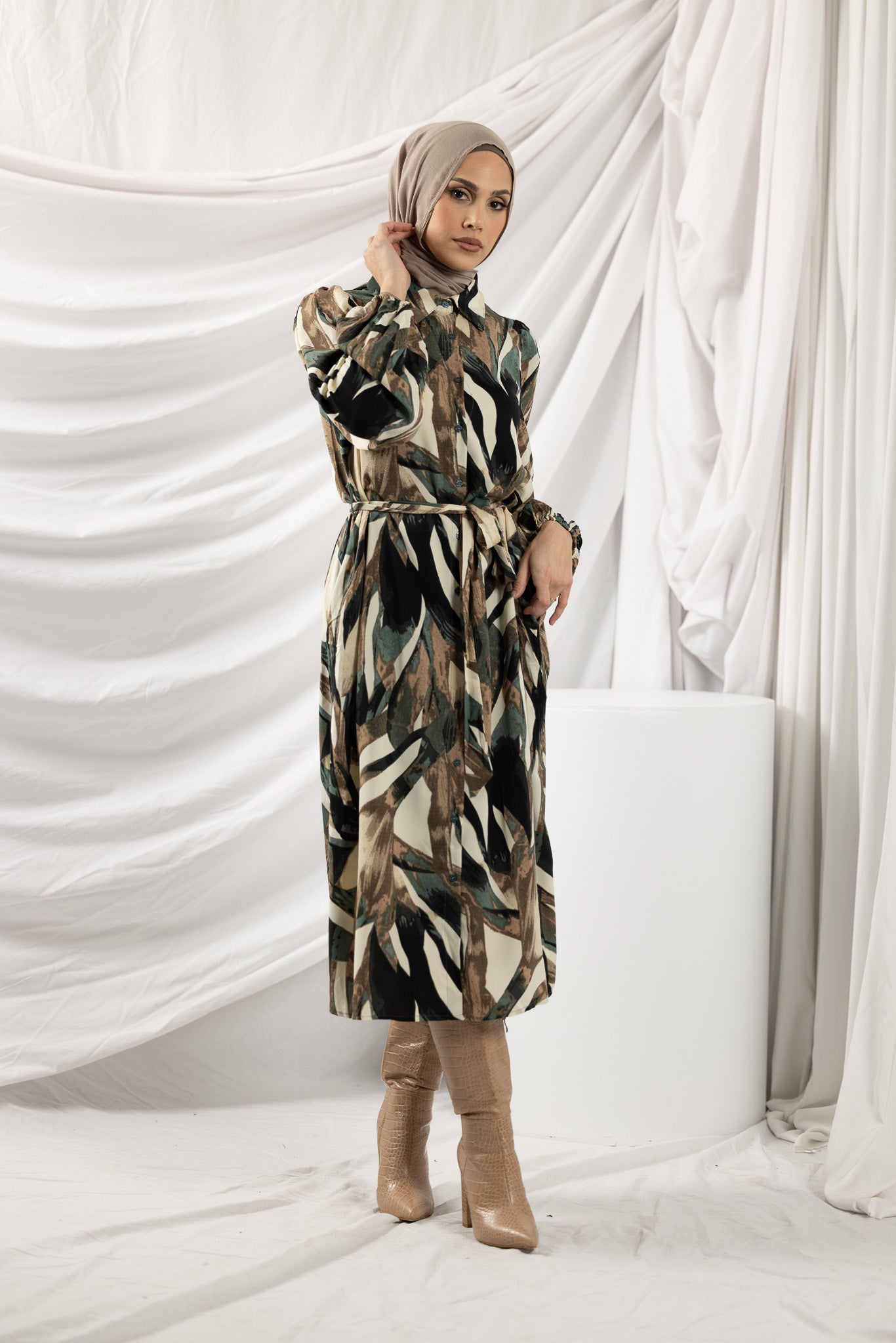 Maria Women's Elegant Shirt Dress - Casual & Office Wear, Plus Size Available - Perfect for Work, Date Night & Weekend Outings