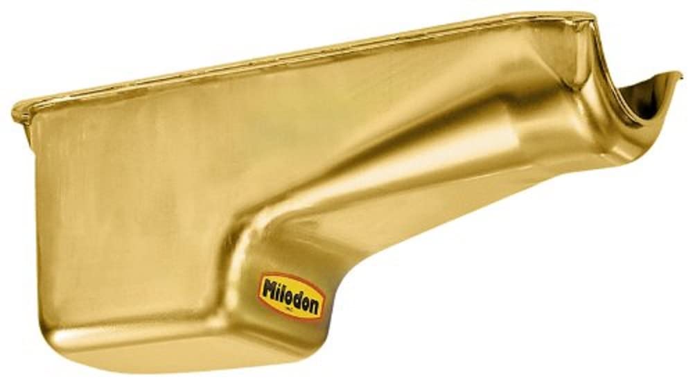 Milodon 30401 Street & Strip Style Deep Sump Oil Pan - High Performance Oil Pan for Chevy Small Block Engines - Perfect for Racing, Hot Rods & Street Performance Upgrades