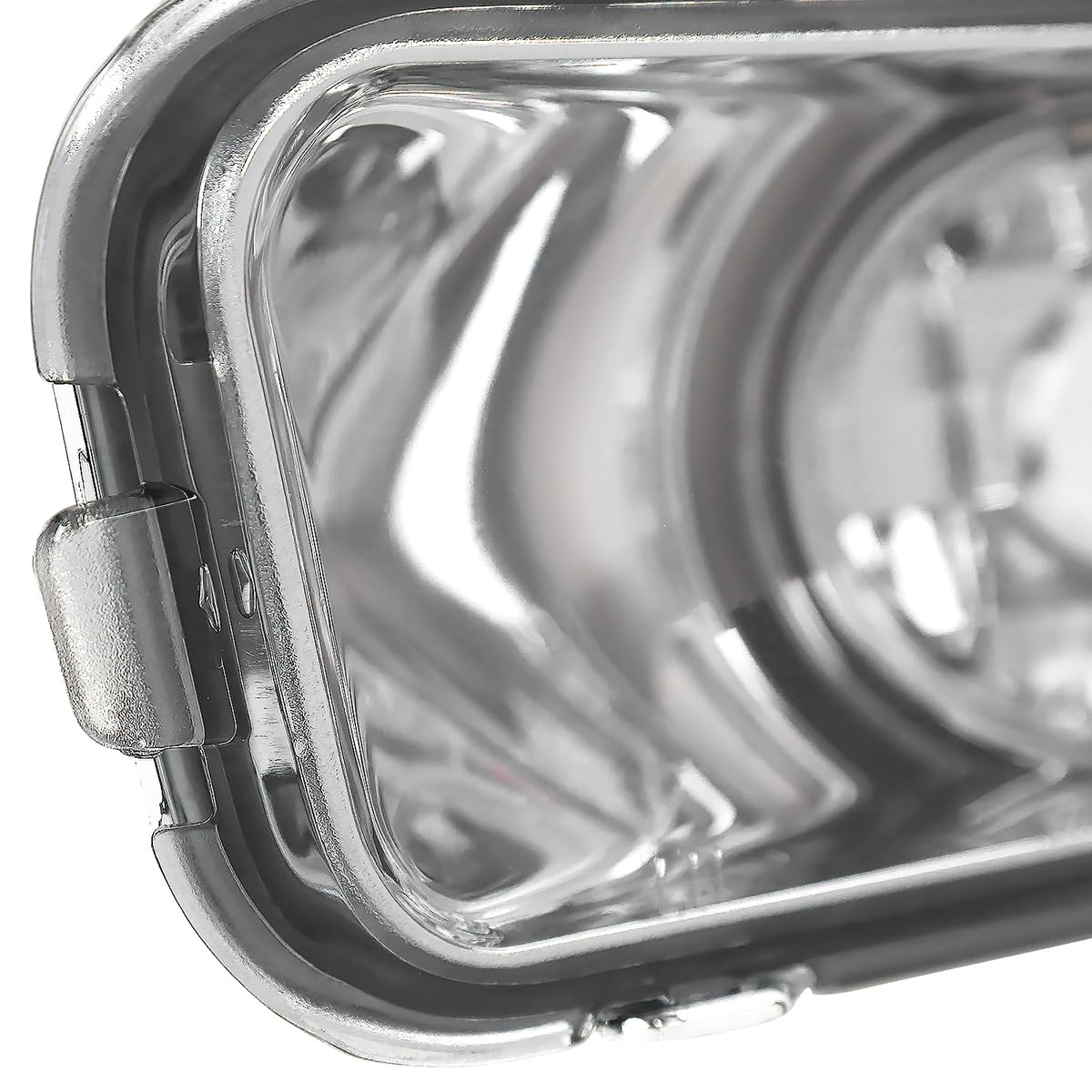 Spec-D Tuning Chrome Halo LED Projector Headlights + Chrome Bumper Lights for 2005-2009 Ford Mustang - Left & Right Pair Headlamp Assembly | Upgrade for Night Driving & Car Customization
