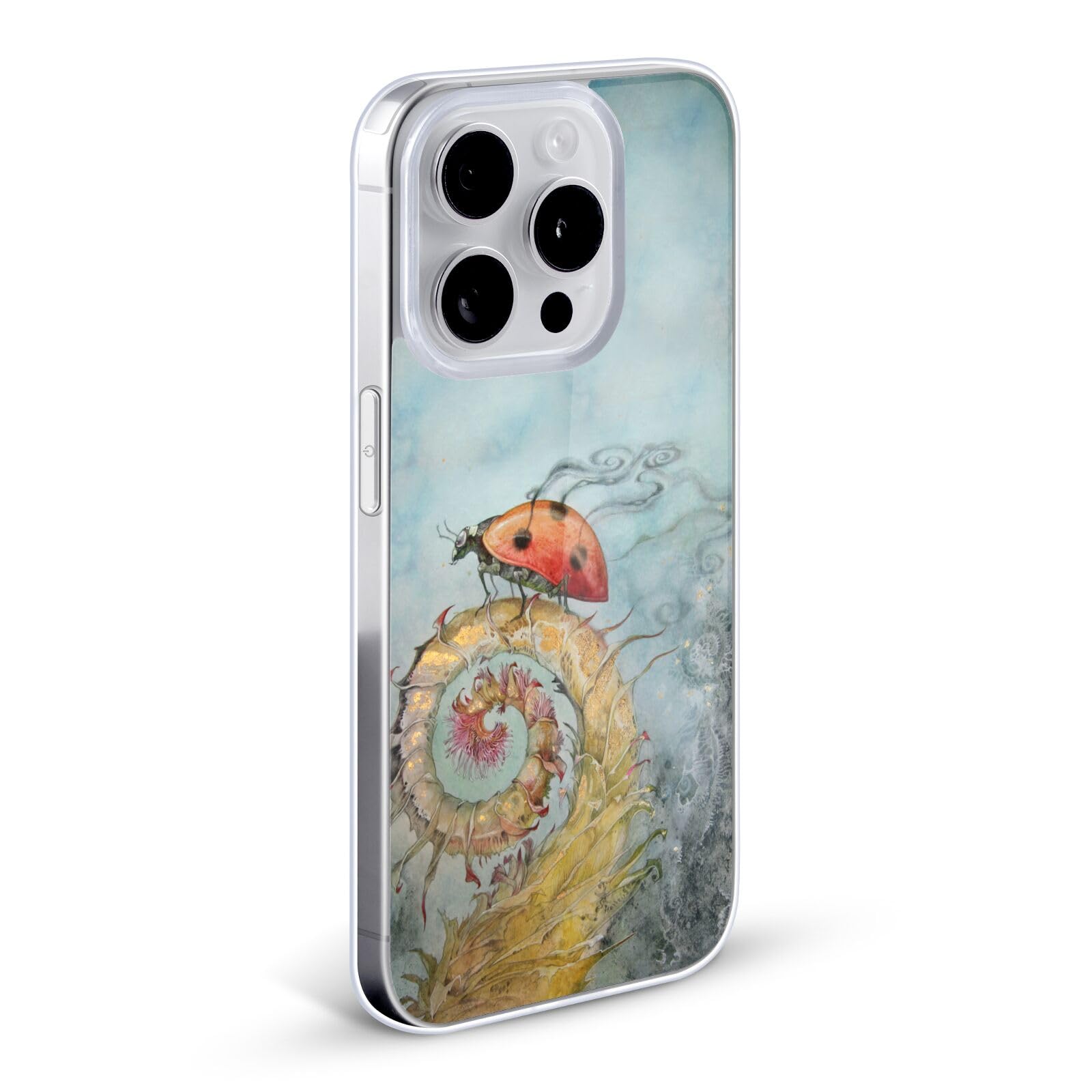 Stephanie Law Ladybird Immortal Ephemera iPhone 11 Pro Max Case - Officially Licensed Soft Gel Phone Cover by Head Case Designs | Perfect for Everyday Protection & Artistic Style
