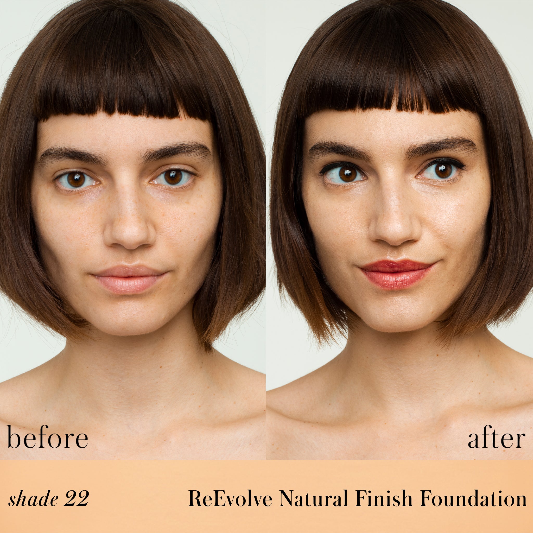 ReEvolve Natural Finish Foundation Refill - Vegan, Cruelty-Free Makeup for Flawless Coverage | Perfect for Everyday Wear & Special Occasions