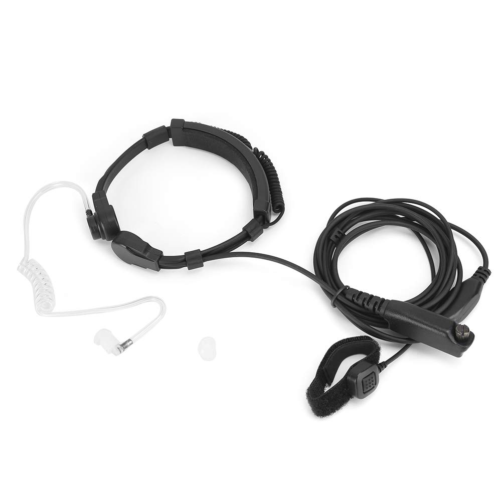 Wireless Throat Mic Headset - Bluetooth Earpiece with Heat Conduction Technology for Smartphones - Perfect for Gaming, Security Work & Hands-Free Communication
