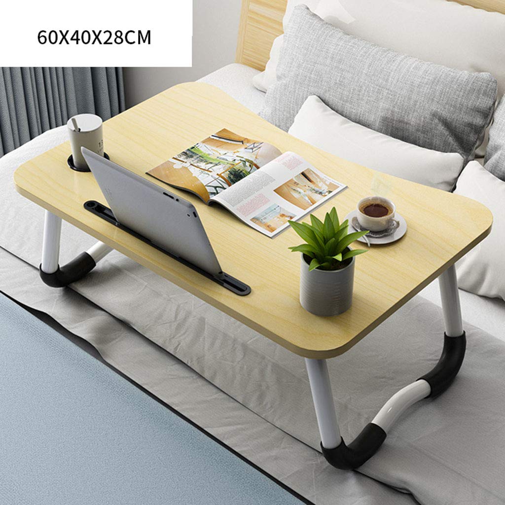 Foldable Portable Laptop Desk for Bed & Sofa - Adjustable Laptop Table with Storage Tray, Perfect for Working, Reading, Gaming in Bed or Living Room