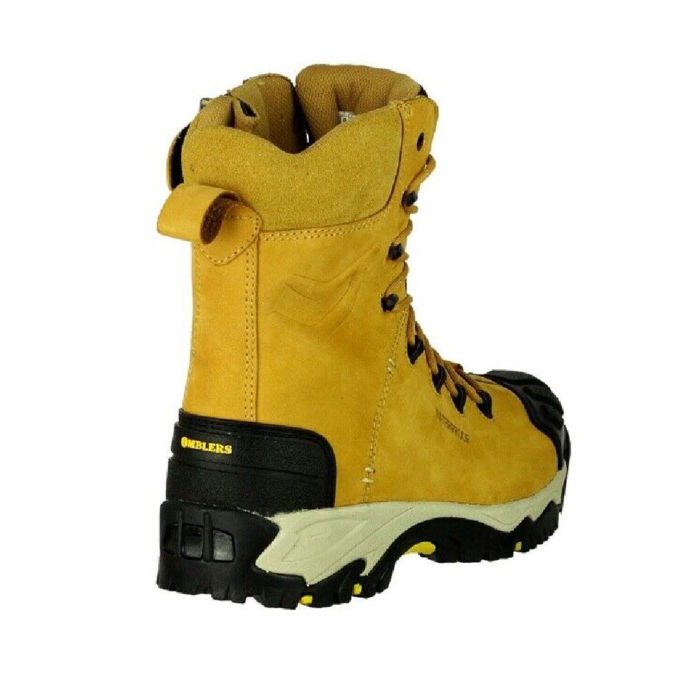 Amblers FS998 S3 Safety Boots - Steel Toe Work Boots for Men, Waterproof & Slip-Resistant, OSHA Compliant - Ideal for Construction, Warehouse & Industrial Work