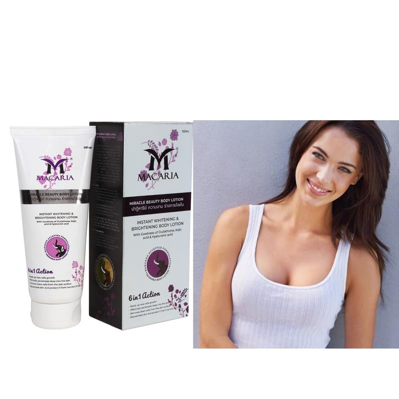 Miracle Beauty Whitening Body Lotion for Women - Fragrant Skin Brightening Moisturizer with Chandani Extract | Daily Hydration for Soft, Glowing Skin at Home & Spa