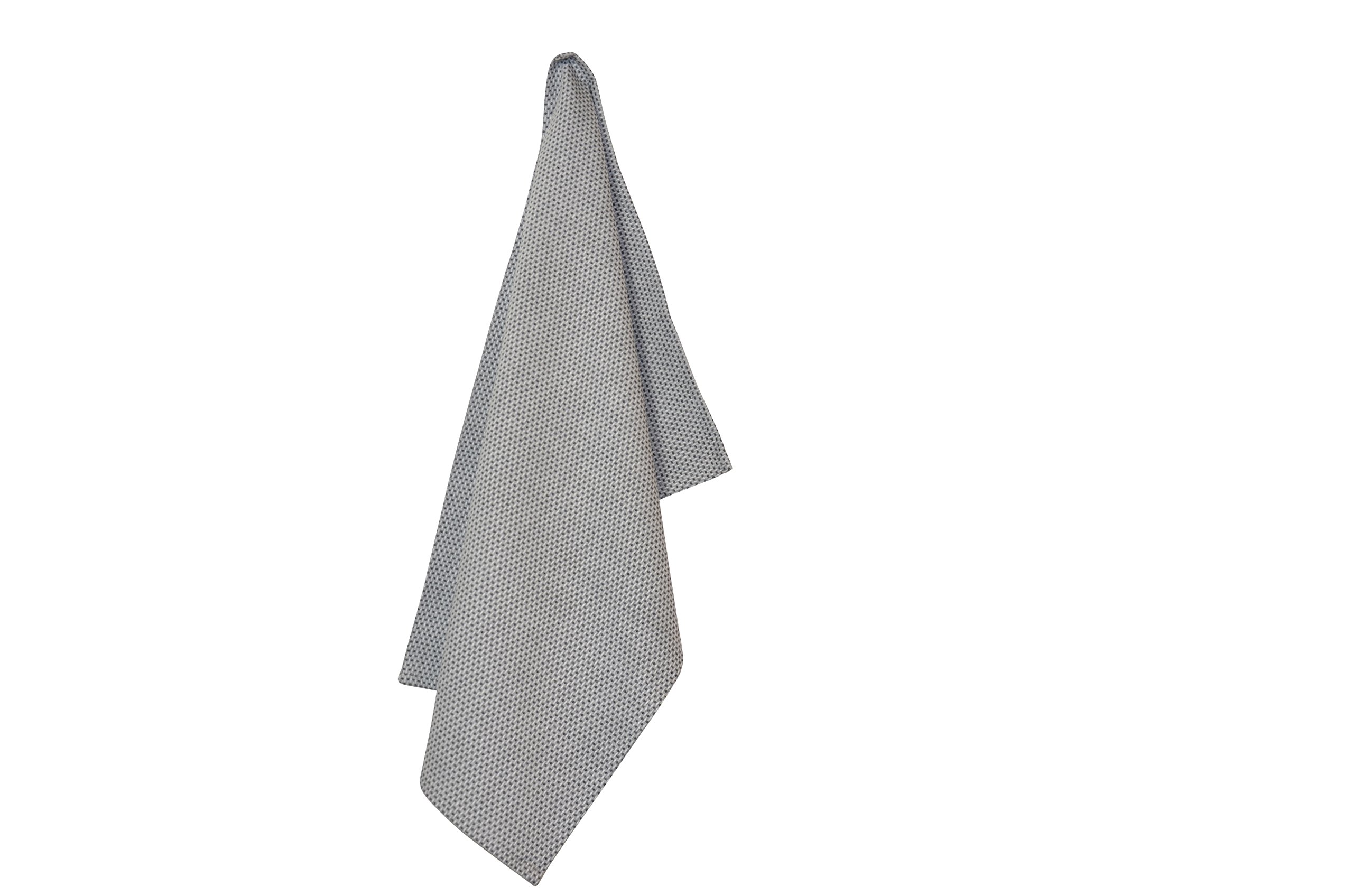 Organic Black/Natural Danish Cotton Tea Towels - 100% Certified Organic Cotton, Made in India - Perfect for Kitchen, Dining & Eco-Friendly Home Decor