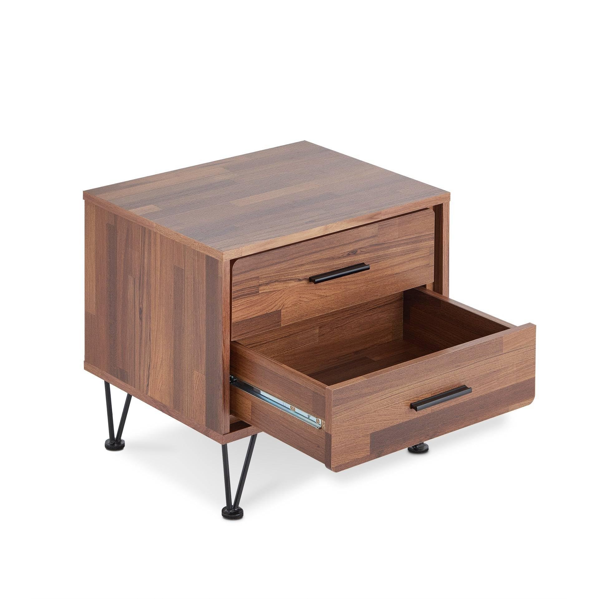Best Nightstands and Bedside Tables for Bedroom - HomeRoots Furniture with Multiple Color Options | Modern Bedside Storage for Small Spaces, Guest Rooms & Apartments