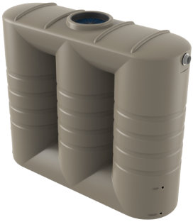 3000L Slimline Water Tank (TSL660) - Lightweight & Space-Saving Water Storage Solution for RV, Camping, and Off-Grid Living