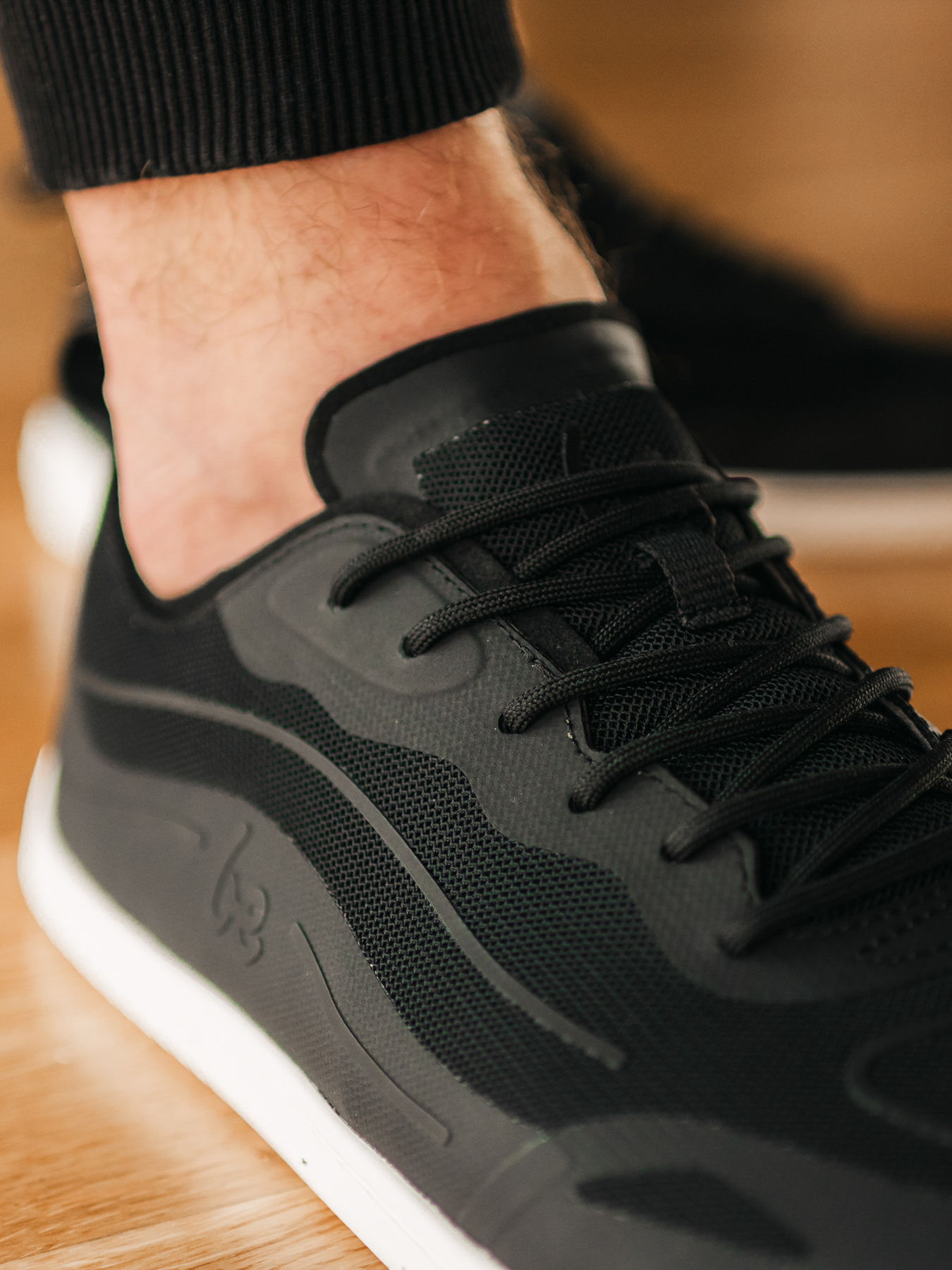 Barefoot Sneakers for Women & Men - Be Lenka Velocity Minimalist Running Shoes in Black | Lightweight & Flexible for Gym, Trail Running & Everyday Wear