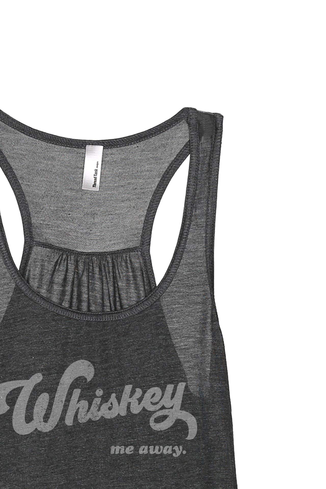 Whiskey Me Away Women's Sleeveless Flowy Racerback Tank Top - Breathable Summer Casual T-Shirt for Outfits, Beach, Yoga & Night Out