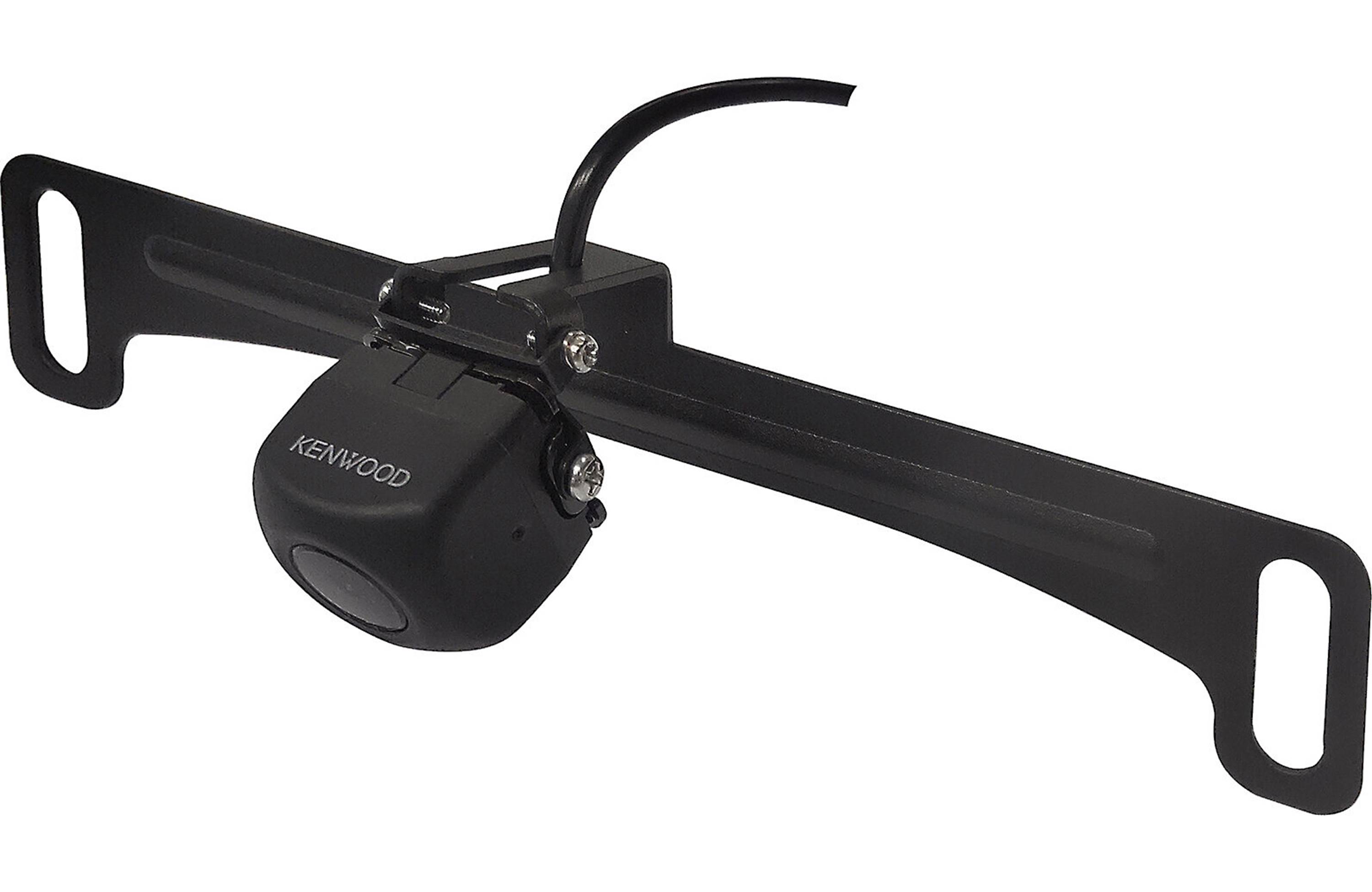 Kenwood CMOS 230LP Universal Rearview Backup Camera with License Plate Mount - HD Night Vision Parking Aid for Trucks, SUVs & Cars - Easy DIY Installation for Safer Reversing & Parking