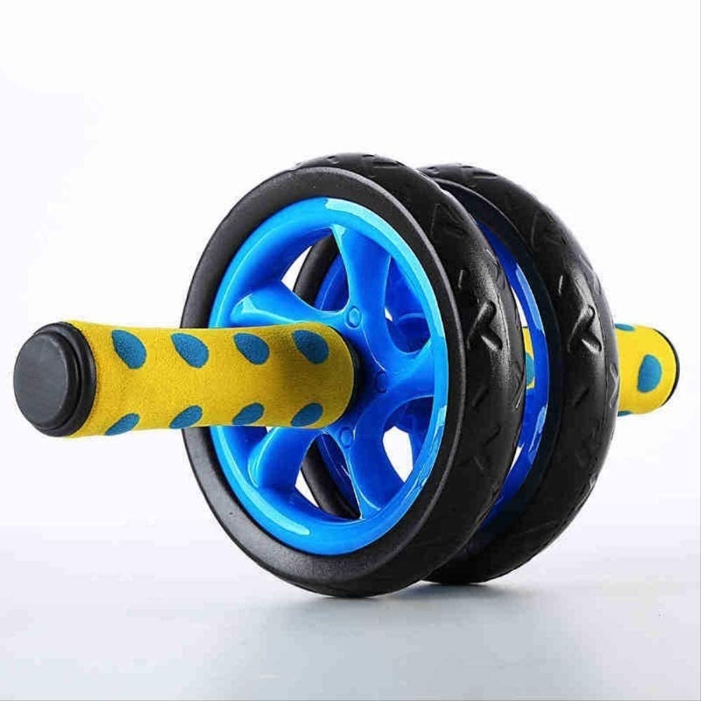 AB Double Wheel Roller - Core Strengthening Abdominal Exercise Equipment for Home Gym - Durable Ab Wheel for Full Body Workout - Perfect for Abs Training, Strength Building & Fitness Routines at Home