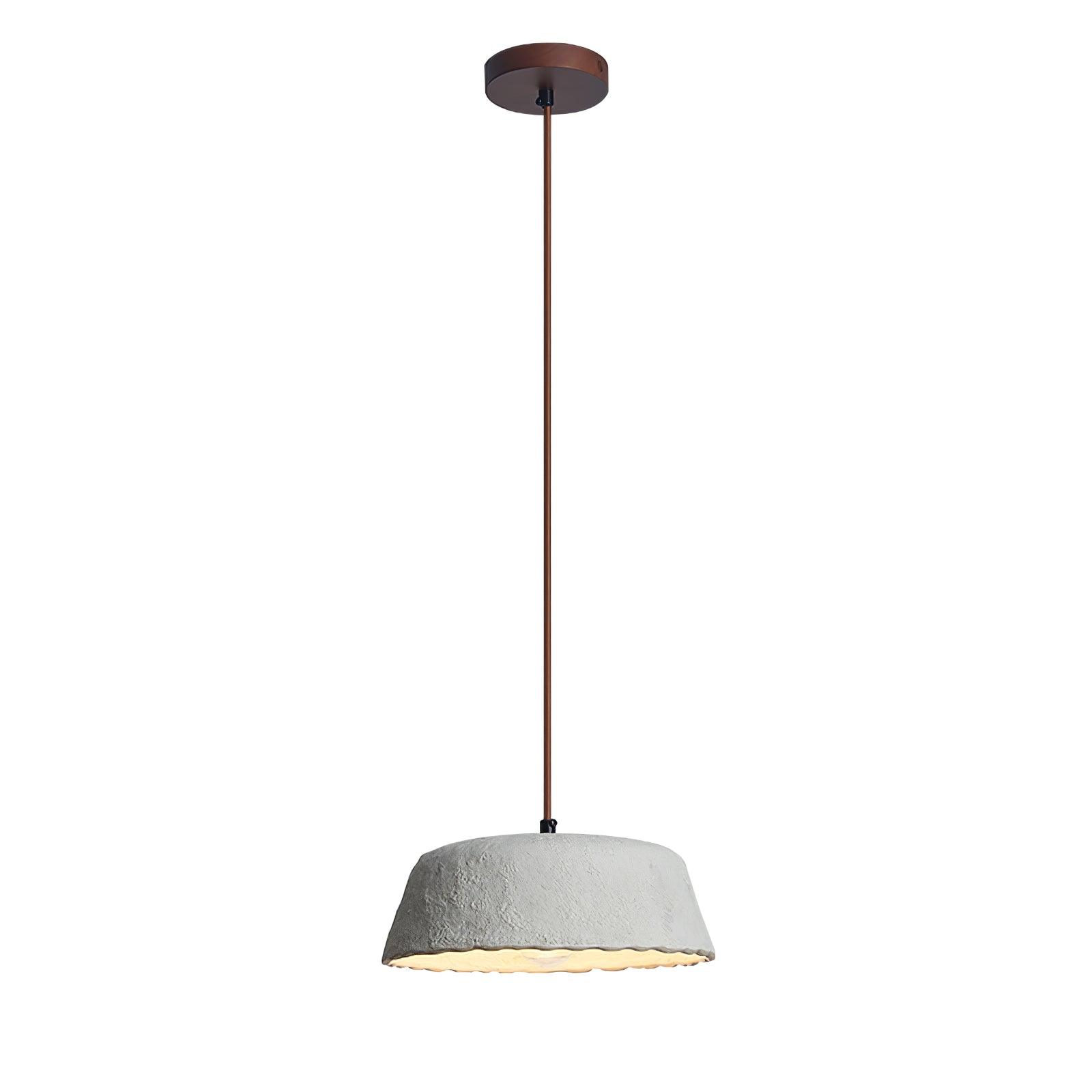 Stylish Ceramic Pendant Lamp - Handcrafted Bowl-Shaped Hanging Light Fixture for Dining Room, Kitchen Island, or Bedroom Decor