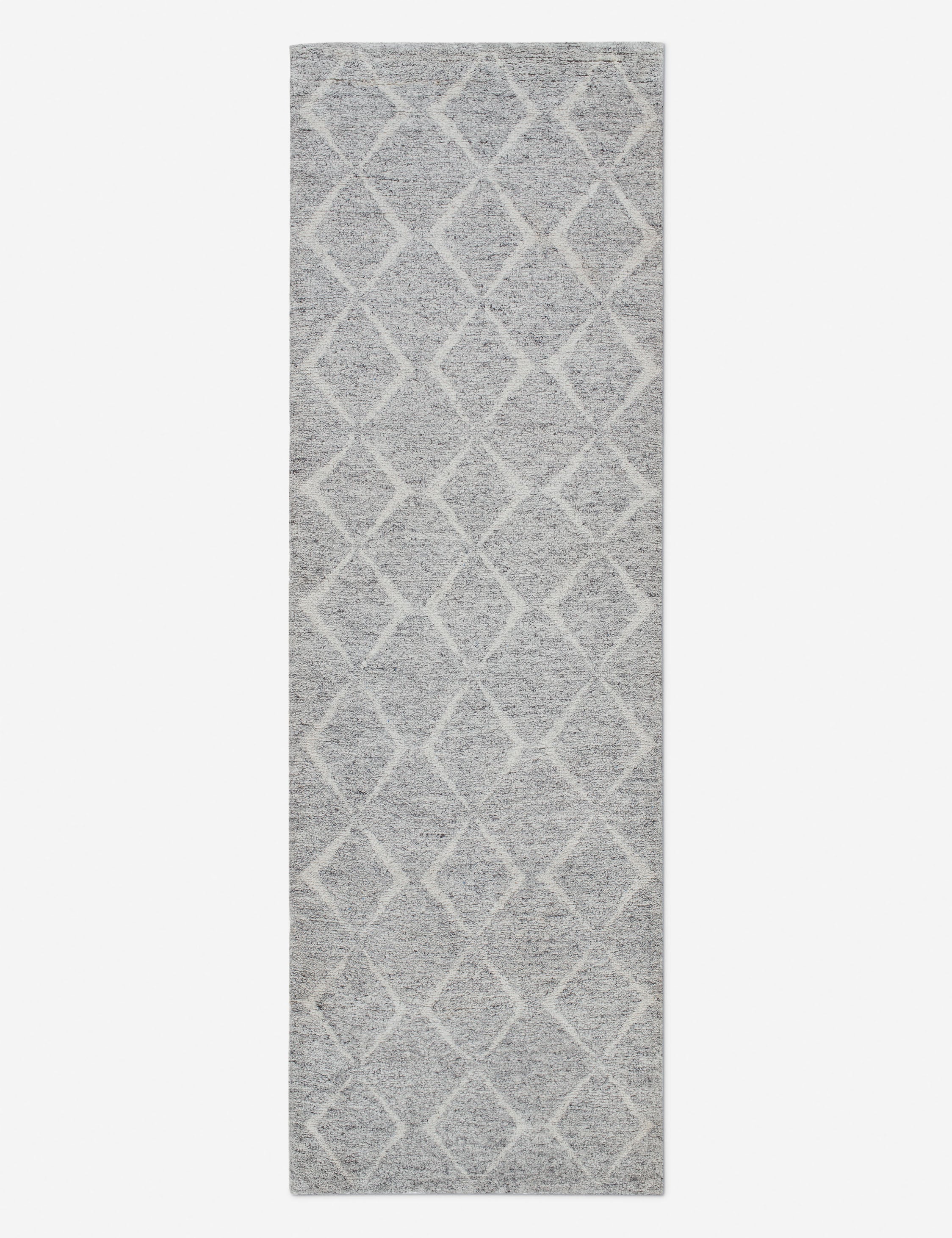 Hand Knotted Wool Blend Moroccan Style Rug - Soft & Durable - Perfect for Living Room, Bedroom, or Office Decor