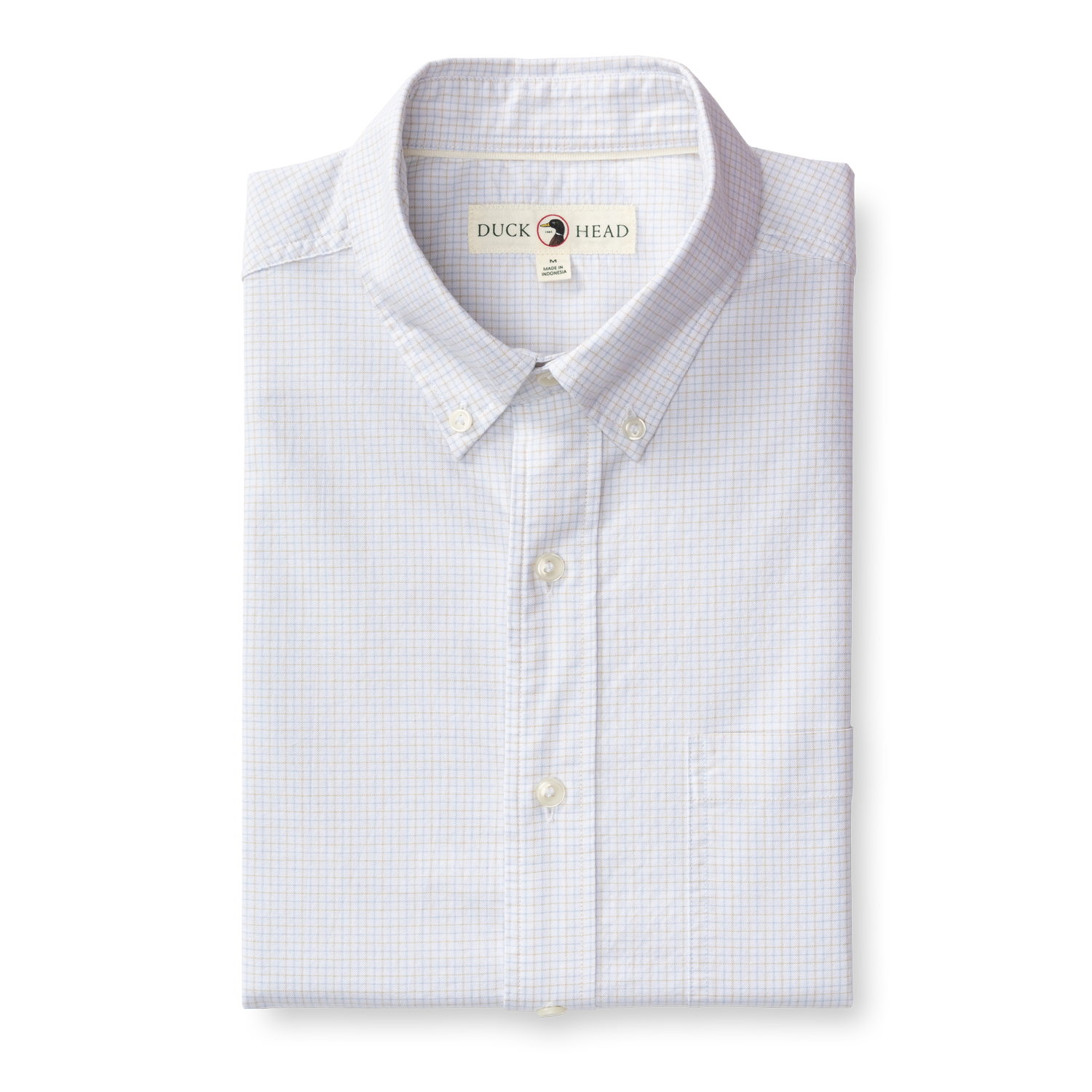 Men's Cotton Oxford Sport Shirt - Classic Mason Plaid Button Down Shirt for Casual Wear, Office & Outdoor Activities