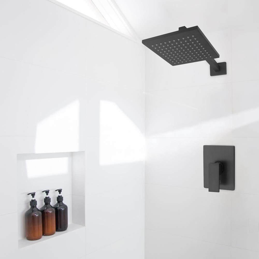 ZLINE Bliss Rainfall Shower Faucet in Gun Metal - High Pressure Luxury Showerhead with Adjustable Spray - Perfect for Modern Bathroom & Spa Experience (BLS SHF GM)