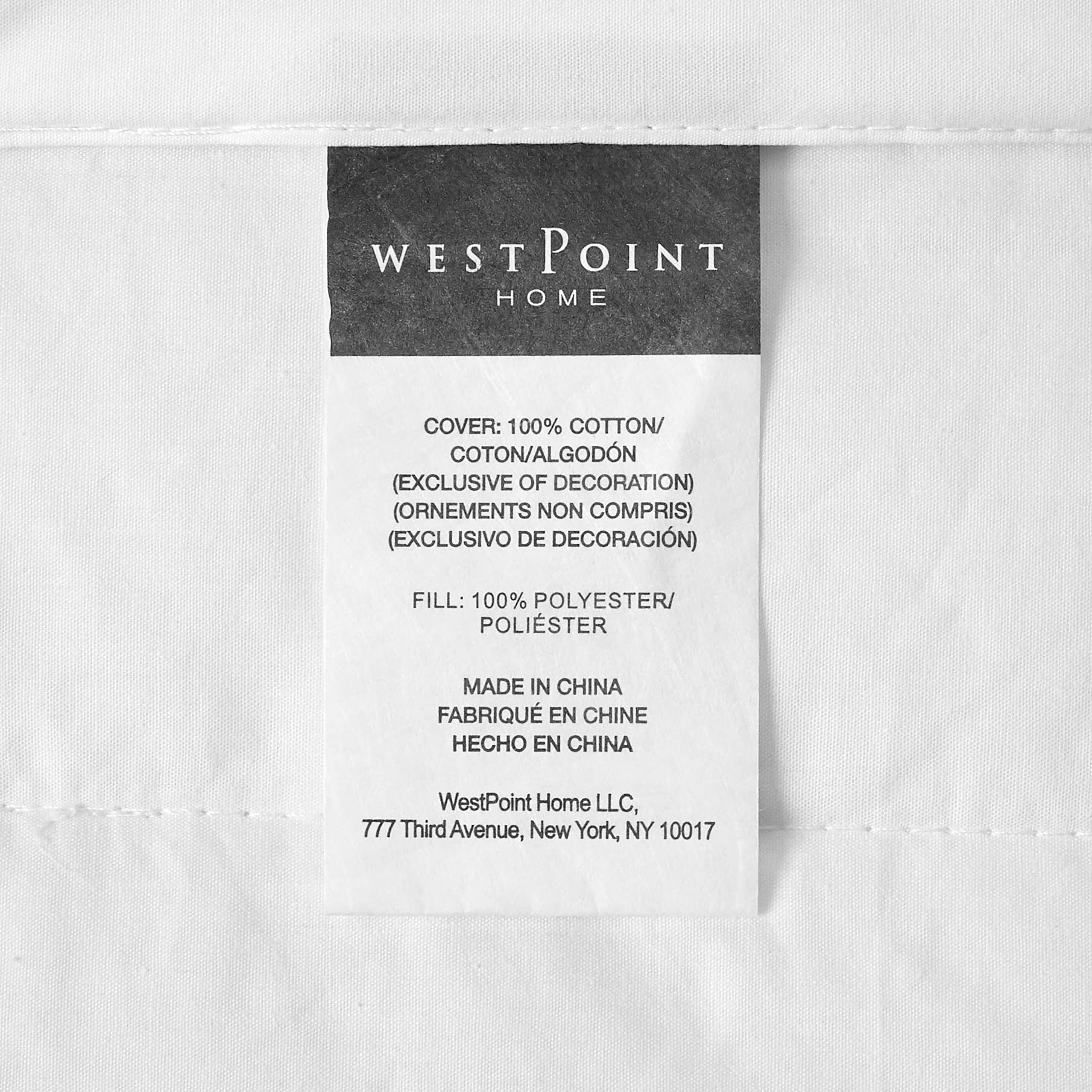 Martex EcoPure 100% Organic Cotton Queen Size Blanket - Lightweight All-Season Comforter Alternative - Box Stitched Design (90x90 Inches, White) - Perfect for Bedroom, Guest Room & Cozy Home Decor