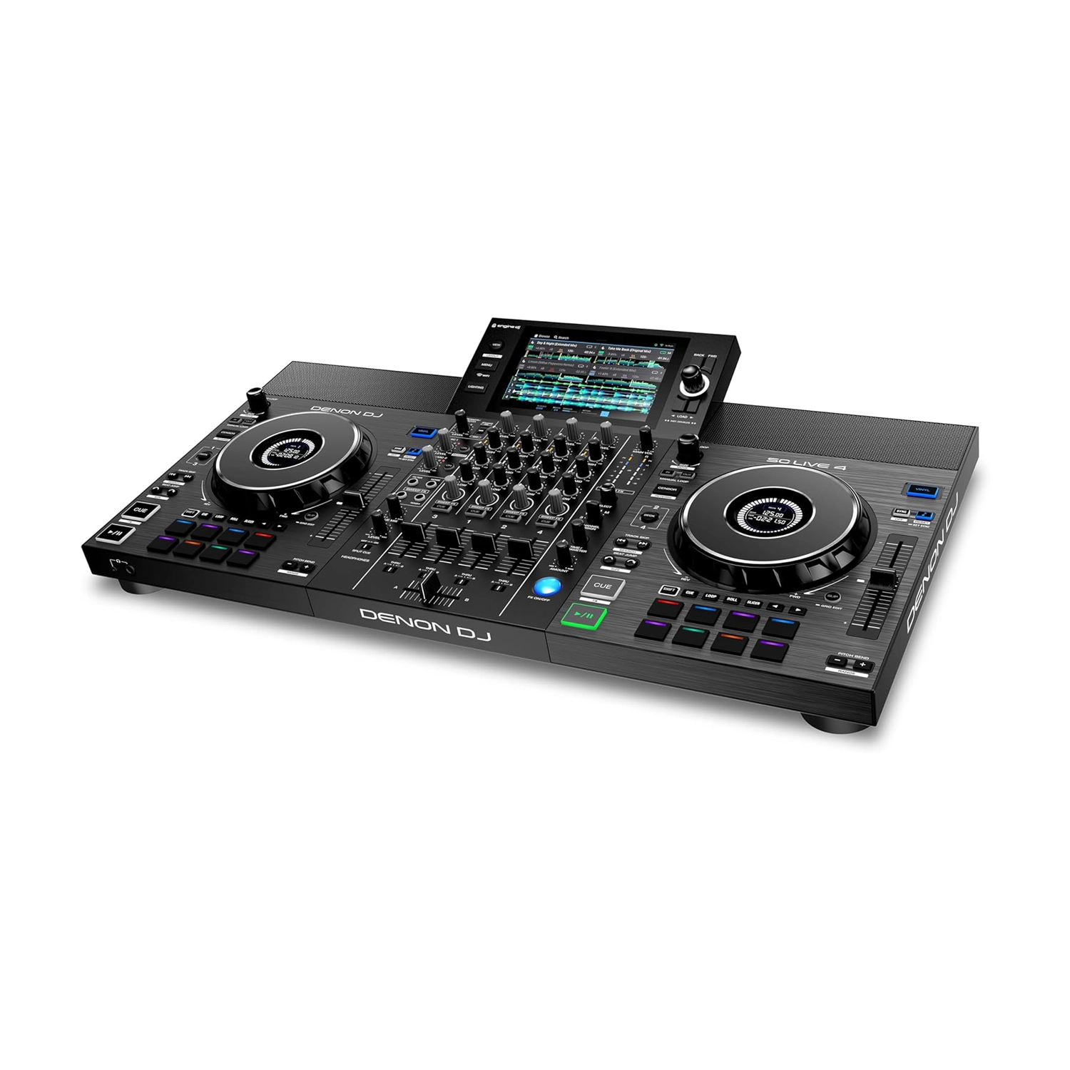 Denon DJ SC Live 4 Standalone DJ Controller - Professional Performance System for Live Shows & Music Production | Perfect for Clubs, Parties & Home Studios
