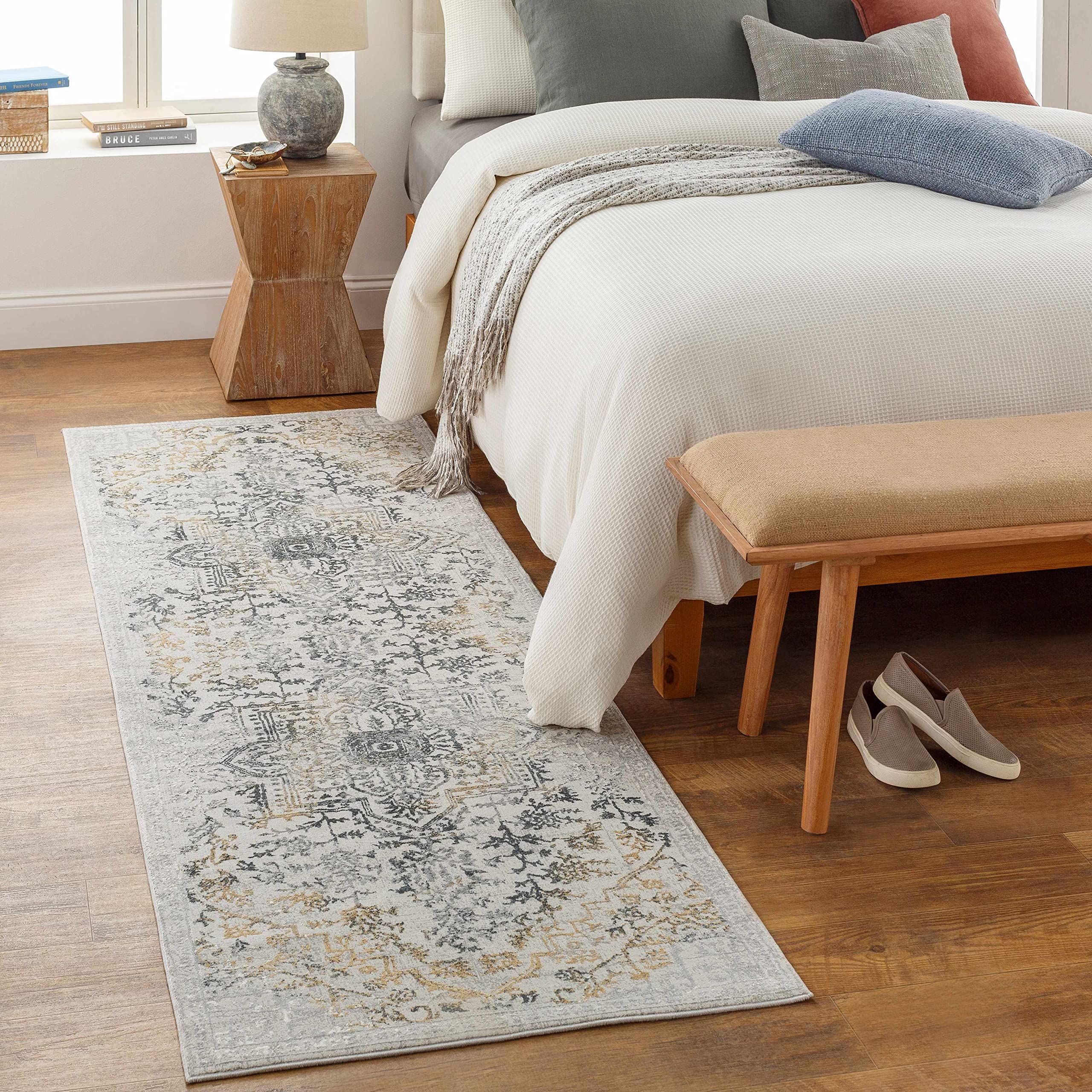 Hauteloom Morriston Traditional Gray Area Rug 9' x 12'3