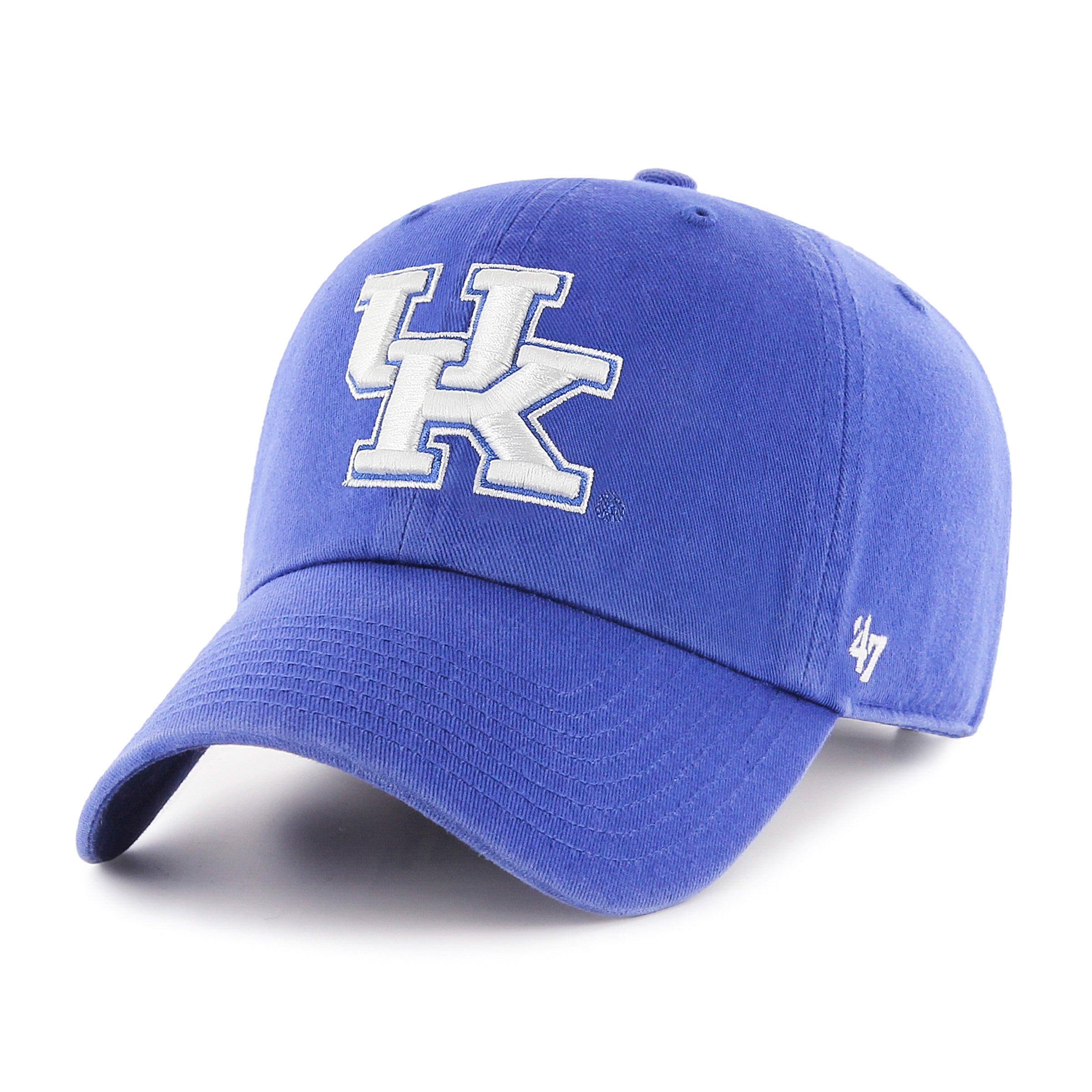 47 Brand Kentucky Wildcats Adjustable Baseball Cap - Royal Blue - Perfect for Game Day, Tailgating & Fan Gear