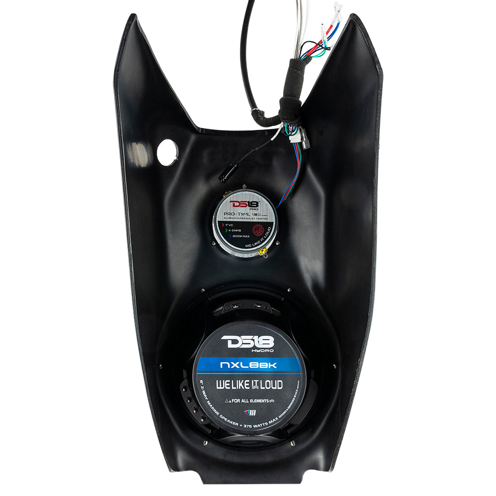 Polaris Slingshot Waterfall Center Console 1 X 8 Enclosure with NXL 8/BK and PRO TW1L | Compatible with 2015-2019 Models | Perfect for Off-Road Adventures & Custom Upgrades