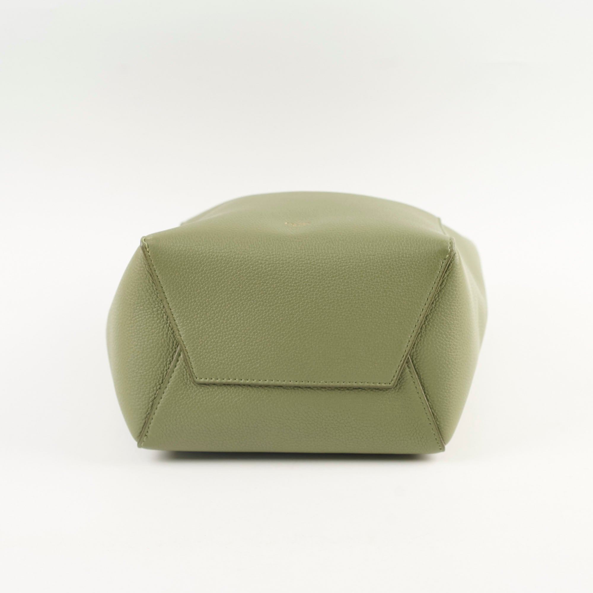 Celine Sangle Bucket Bag - Genuine Leather Crossbody Shoulder Bag in Green | Perfect for Work, Travel & Everyday Use