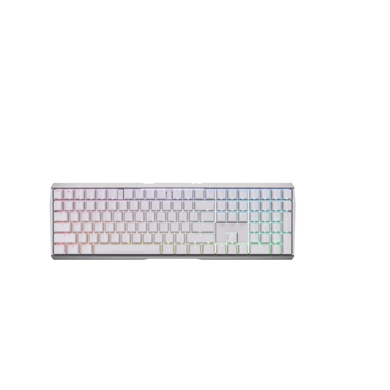 MX 3.0S Wireless Mechanical Gaming Keyboard with MX2A Brown Switches - White RGB Backlit for PC, Mac, PS5 | Perfect for FPS, MOBA & Typing Gamers